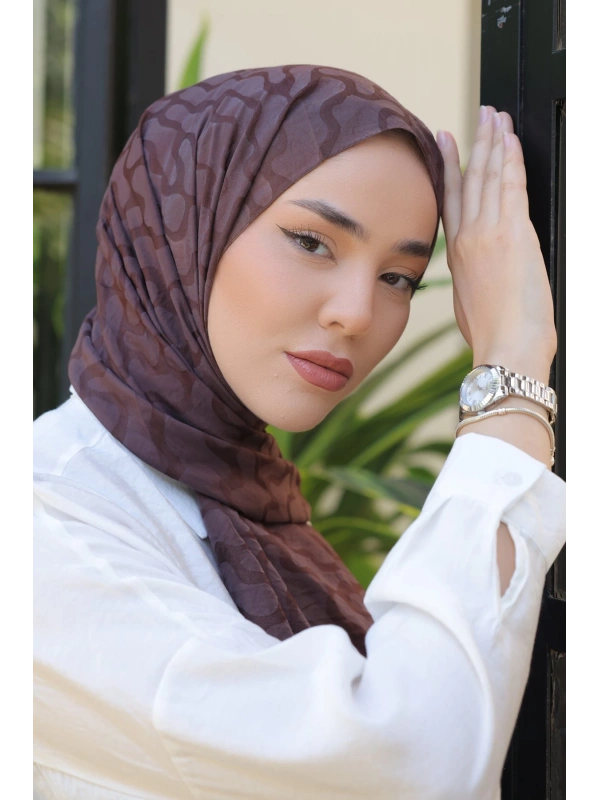 Silk Home Olinda Şal - Acı Kahve