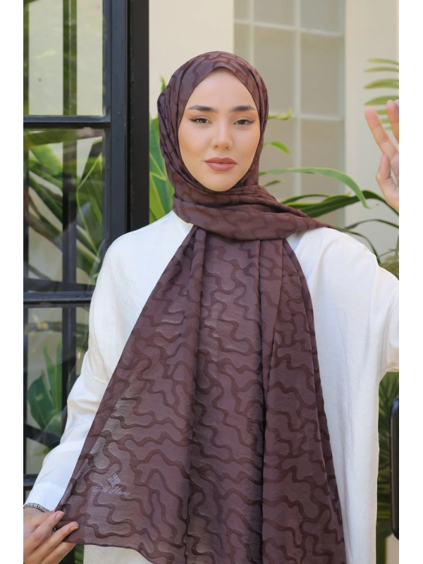 Silk Home Olinda Şal - Acı Kahve