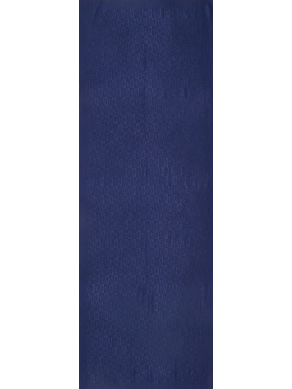 VALENTİNO ORLANDİ Alia Dama Desen Şal - Gece Mavisi