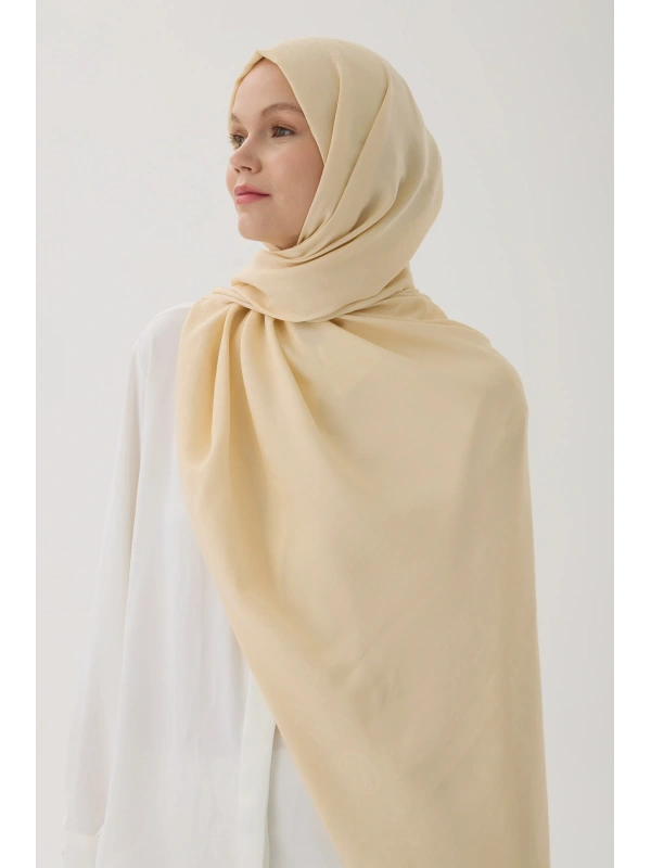 Valentino Orlandi VO Logo Şal - Yağ Sarısı