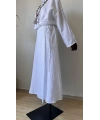 %100 Keten Kruvaze Bağlamalı Etek