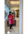 İNVEE 6999 Kırmızı Triko Tunik