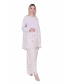 İNVEE 7078 Dantelli Takım - Bej