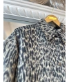 İNVEE Leopar Desenli Uzun Ceket