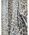 İNVEE Leopar Desenli Uzun Ceket