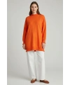 İnvee Viskon Triko Tunik - Oranj
