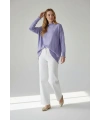 İnvee Viskon Triko Tunik - Lila