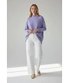 İnvee Viskon Triko Tunik - Lila