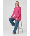 İnvee Viskon Triko Tunik - Fuşya
