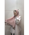 %100 Pamuk Hafif Müslin Şal - Pembe