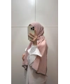 %100 Pamuk Hafif Müslin Şal - Pembe