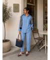 Denim Gömlek - Pantolon Takım