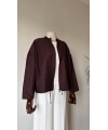 Bordo Rahat Kesim Ceket