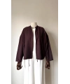 Bordo Rahat Kesim Ceket