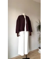 Bordo Rahat Kesim Ceket