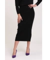 İNVEE 5685 Siyah Triko Etek