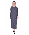 İNVEE 5747 Antrasit Triko Elbise