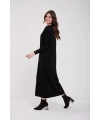 İNVEE 5747 Siyah Triko Elbise