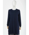 INVEE 5860 Lacivert Triko Tunik
