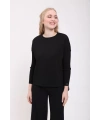 İNVEE 5879 Triko Tunik Siyah
