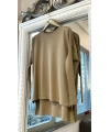 İNVEE 5879 Triko Tunik - Camel