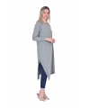 İNVEE 6001 Yanı Yırtmaçlı Küfrengi Tunik