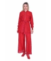 İNVEE 6352 Dantelli Takım - Kırmızı