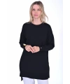İNVEE 6367 Siyah Triko Tunik