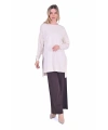 İNVEE 6367 Vanilya Triko Tunik