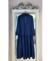 İNVEE 6389 Lacivert Elbise