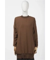İNVEE 6419 Kakao Kahve Caz Tunik