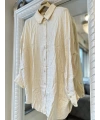 İNVEE 6638 Vanilya Gömlek