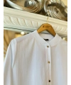 İNVEE 6674Y Modal Gömlek - Beyaz
