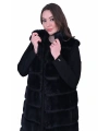 İNVEE 6716 Suni Kürk Yelek - Siyah