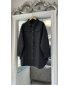 İNVEE 6827 Kapitone Siyah Ceket