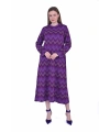 İNVEE 6838 Mor Triko Elbise