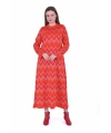 İNVEE 6838 Oranj Triko Elbise