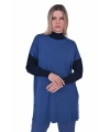 İNVEE 6862 İndigo Triko Tunik