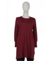 İNVEE 6911 Bordo Triko Tunik