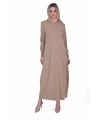 İNVEE Camel Triko Elbise