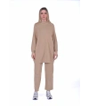İNVEE 6956 İki İplik Eşofman Takımı - Camel
