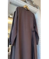INVEE 6958 Modal Kumaş Kahve Elbise