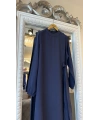 INVEE 6958 Modal Kumaş Lacivert Elbise
