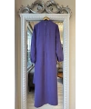 INVEE 6958 Modal Kumaş Mor Elbise