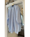 INVEE 6970 Mavi Çizgili Gömlek