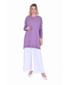 İNVEE 6976 Triko Tunik - Eflatun