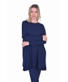 İNVEE 6976 Triko Tunik - Lacivert