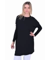 İNVEE 6976 Triko Tunik - Siyah