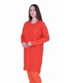 İNVEE 7014 Triko Tunik - Oranj