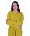 İNVEE 7014 Triko Tunik - Sarı